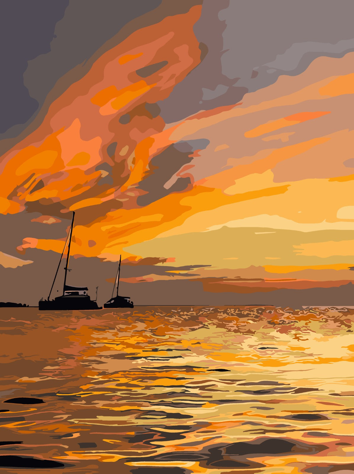 Sailing Into Sunset